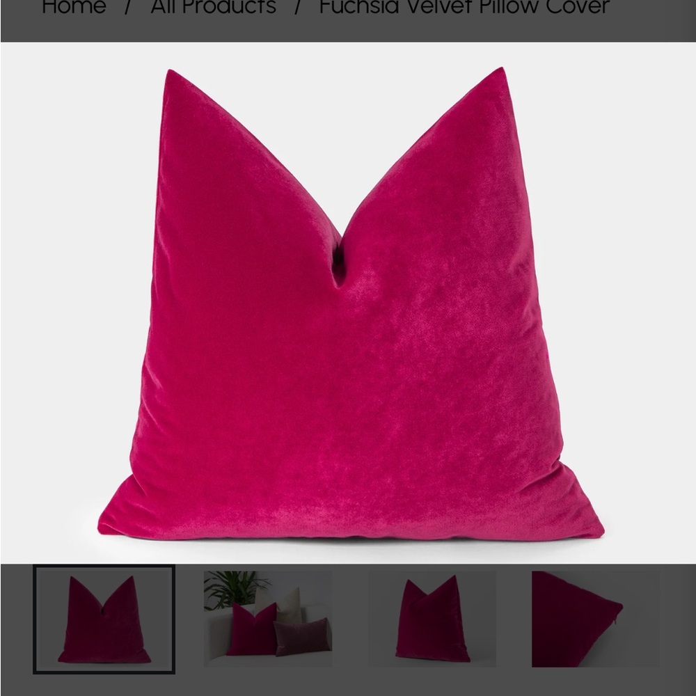 🌹FREE w/purchase NEW pink velvet Magenta Satin sheen soft pillowcase - Picture 11 of 17